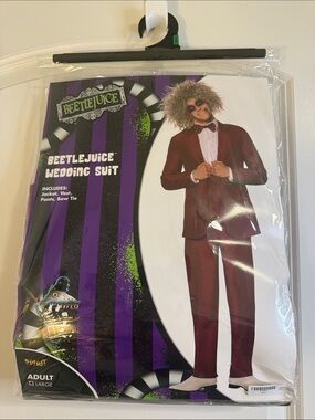 Beetlejuice Costume Men's Wedding Suit